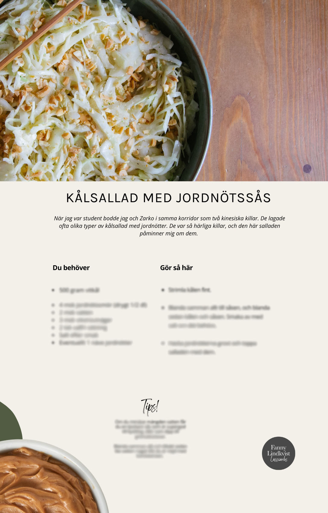 Sallader för flera dagar