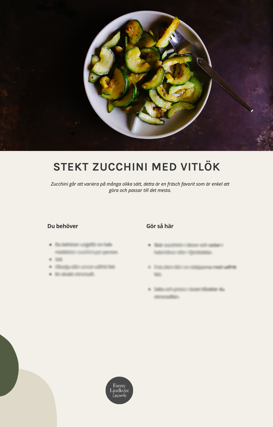 Snabblagade LCHF-Bowls