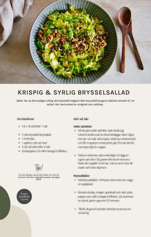 Brysselkål är det finaste i livet