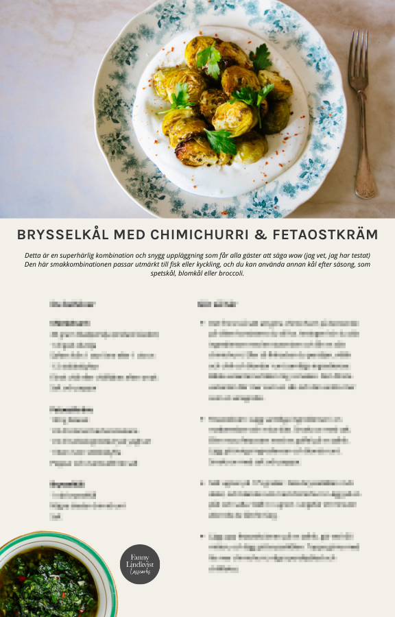 Brysselkål är det finaste i livet