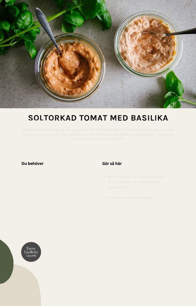 12 kalla såser för alla tillfällen
