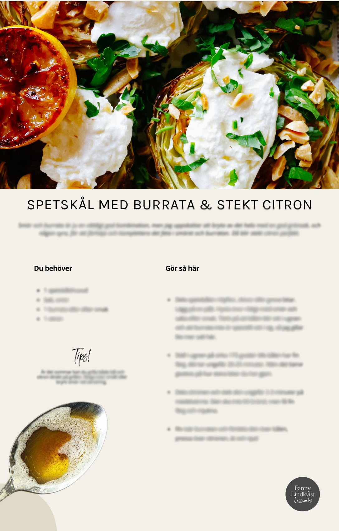 Spetskål, enkla, goda recept - DEL 1