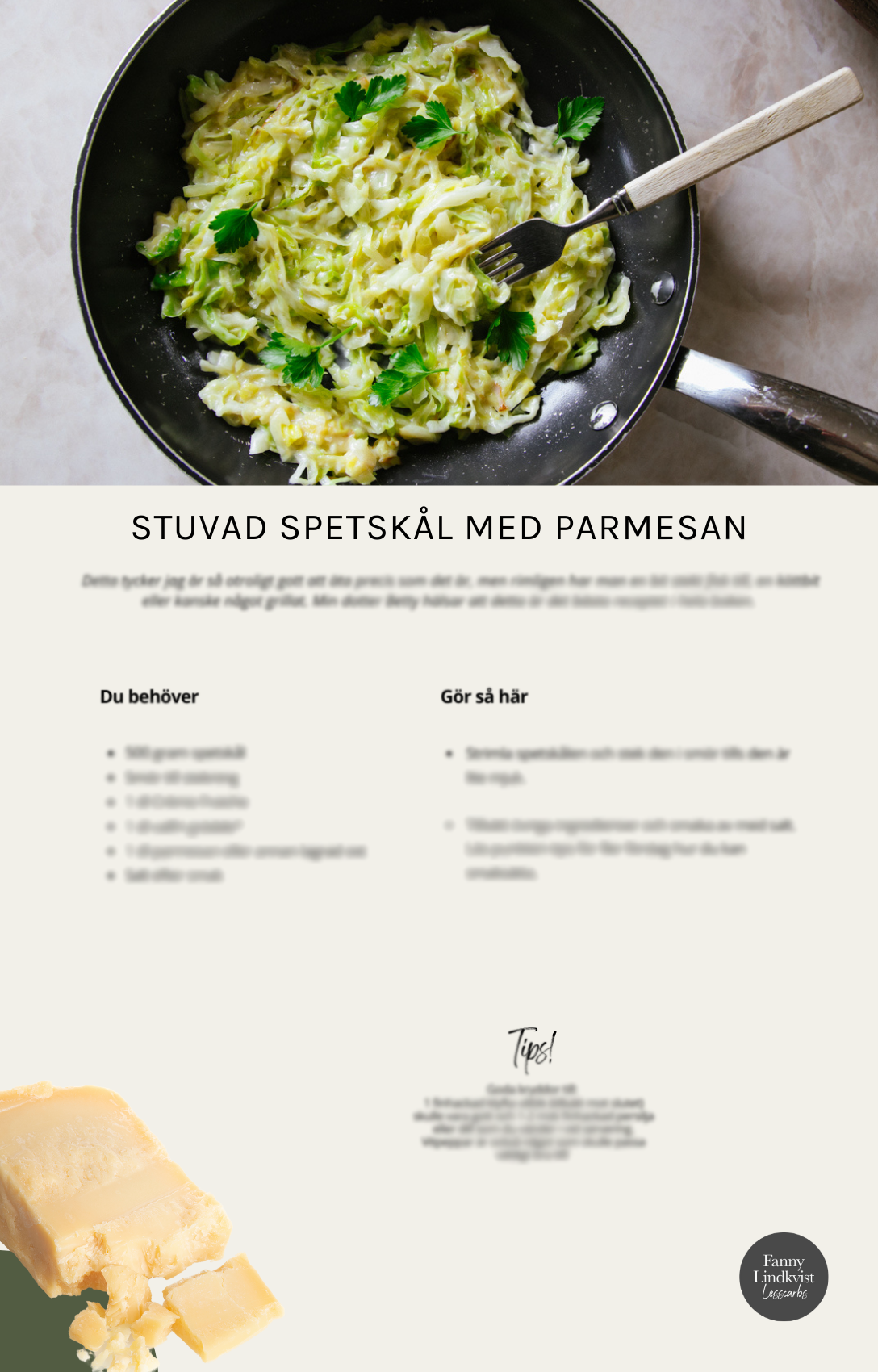 Spetskål, enkla, goda recept - DEL 1